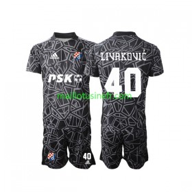 Maillot de Foot Dinamo Zagreb Livakovic 40 Gardien Domicile 2022-23 - Enfant